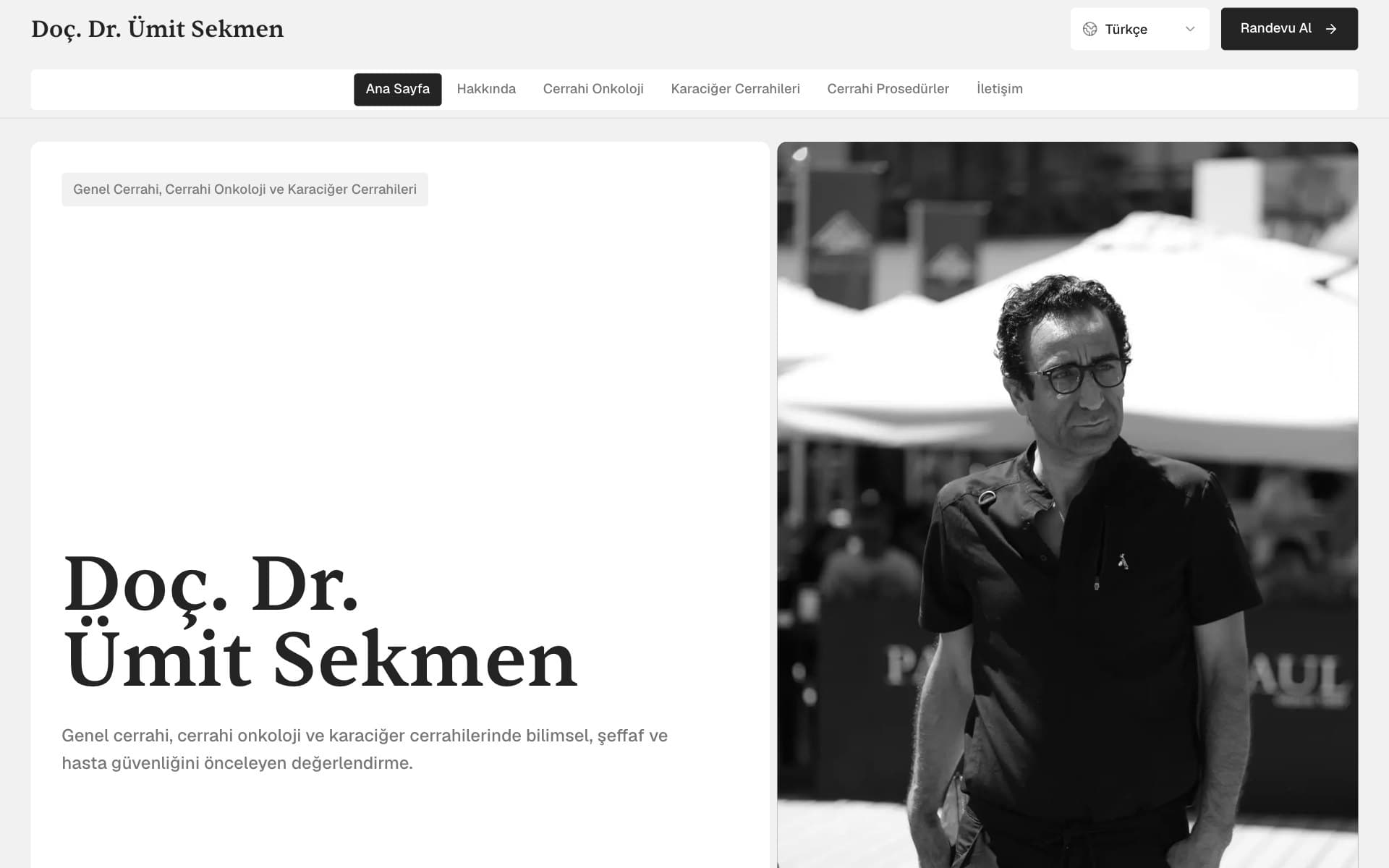 Doç. Dr. Ümit Sekmen